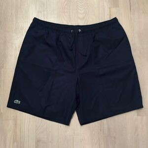 NEW Lacoste Men’s Sport Lined Navy Blue Tennis Short Size XXL